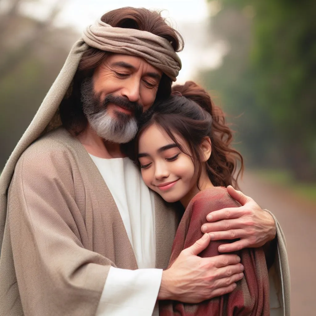 Fatherly hug