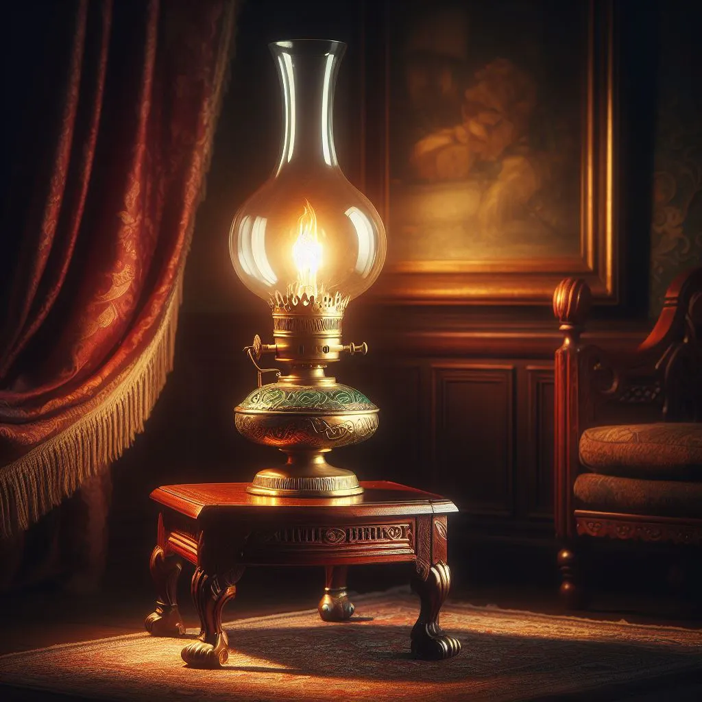 light on stand