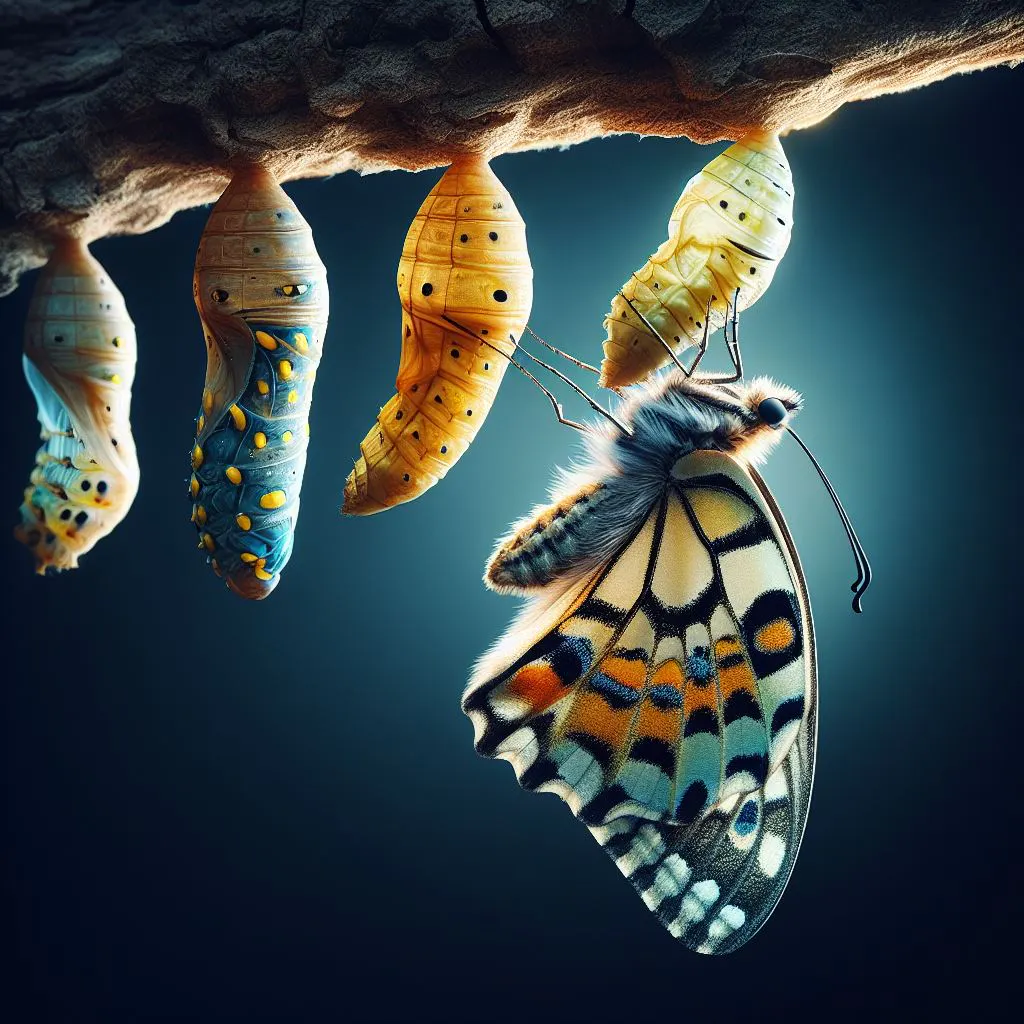 butterfly pupa