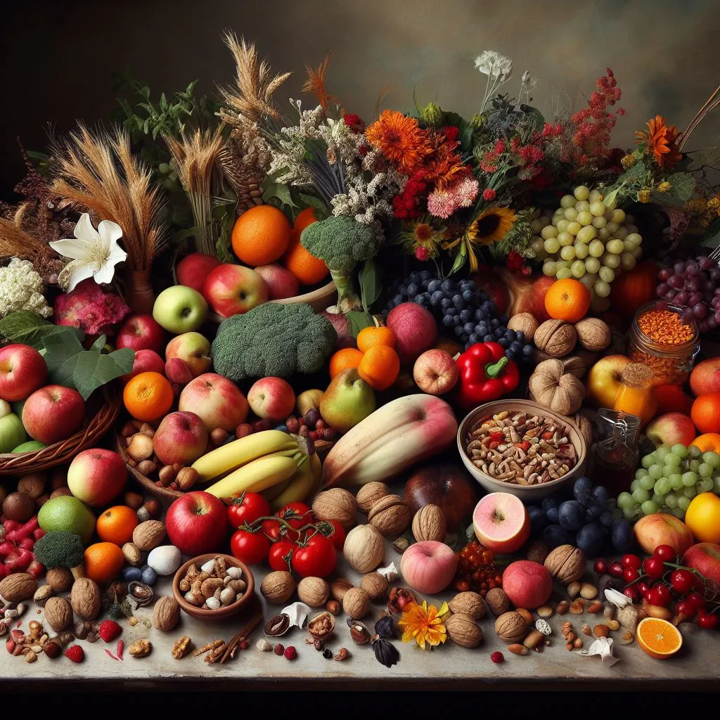 Pile of fruits