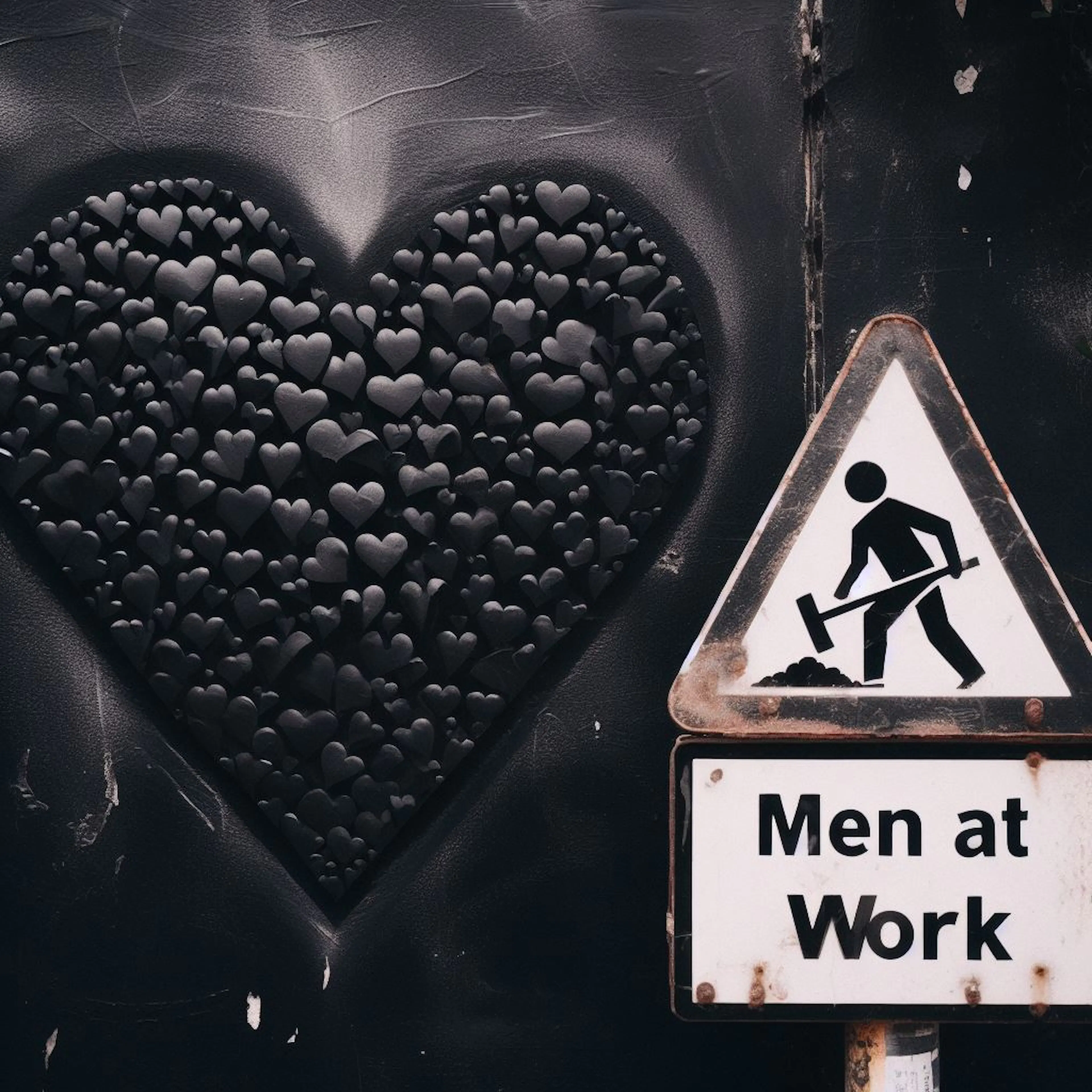 Men work on Love