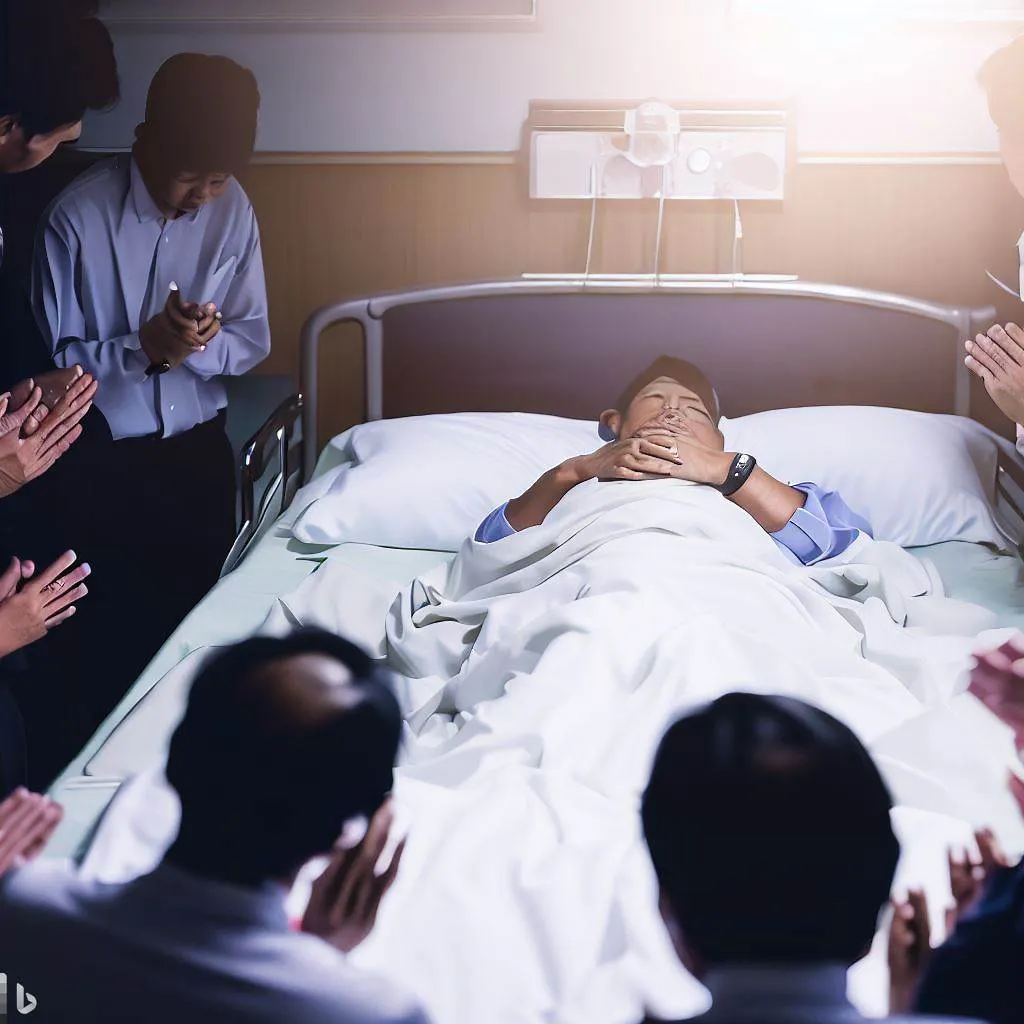 Praying for the sick