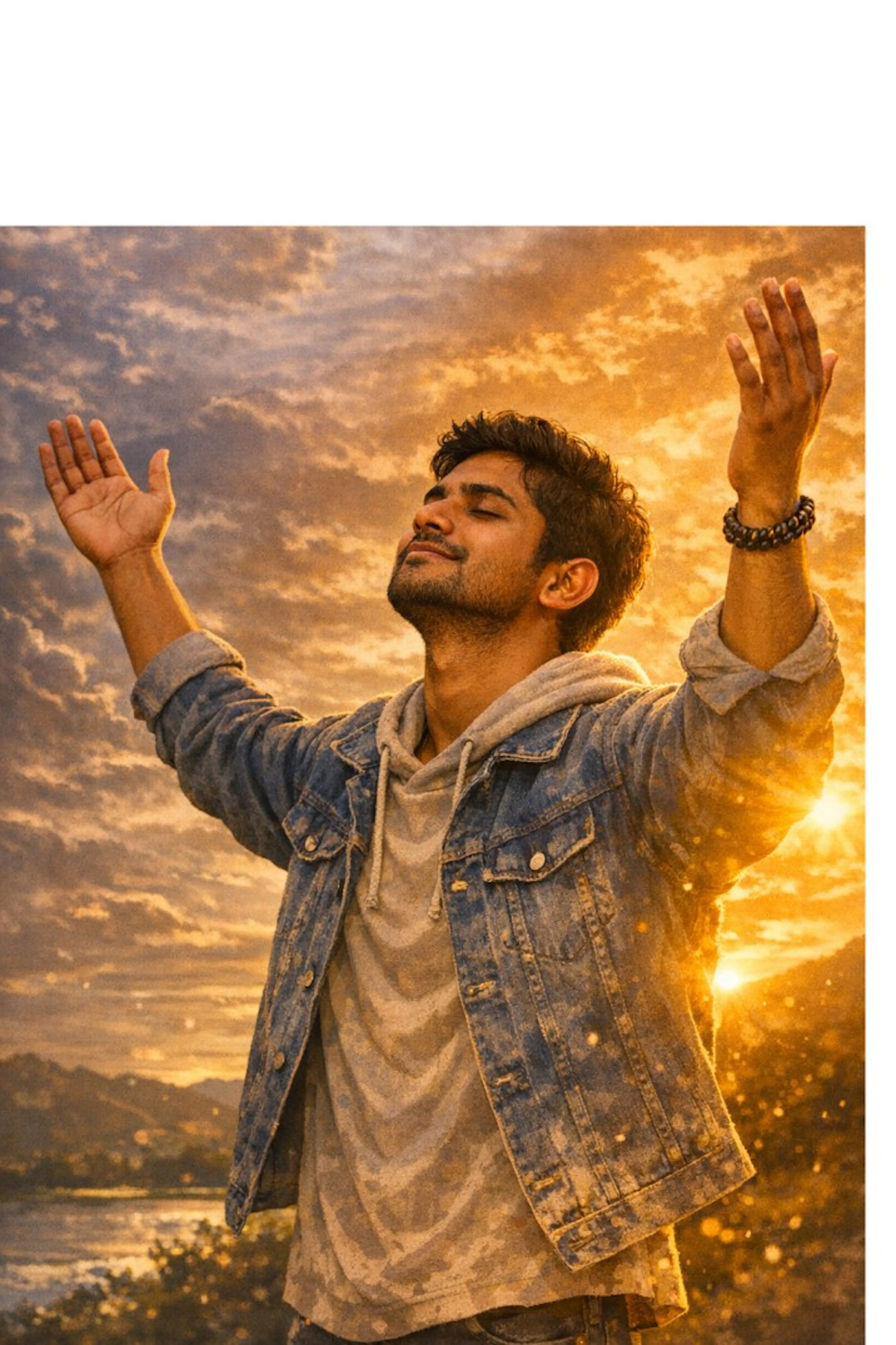 worshipping person