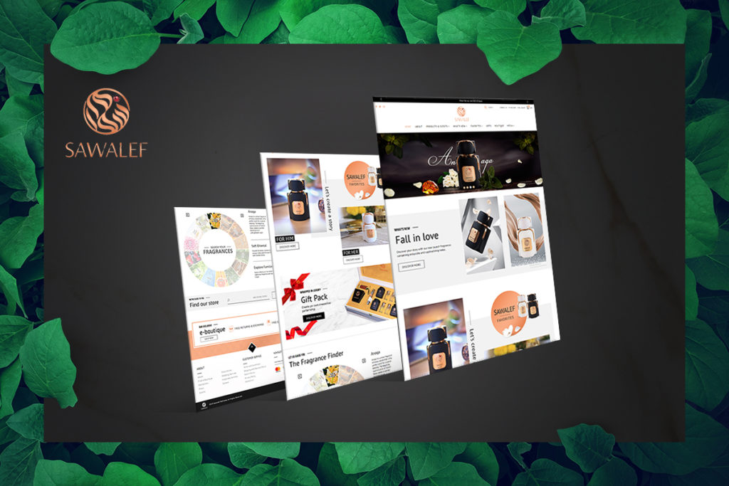 A new Luxury perfume website launched in UAE by The Media Lab