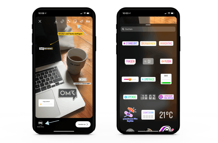 Instagram stories for businesses