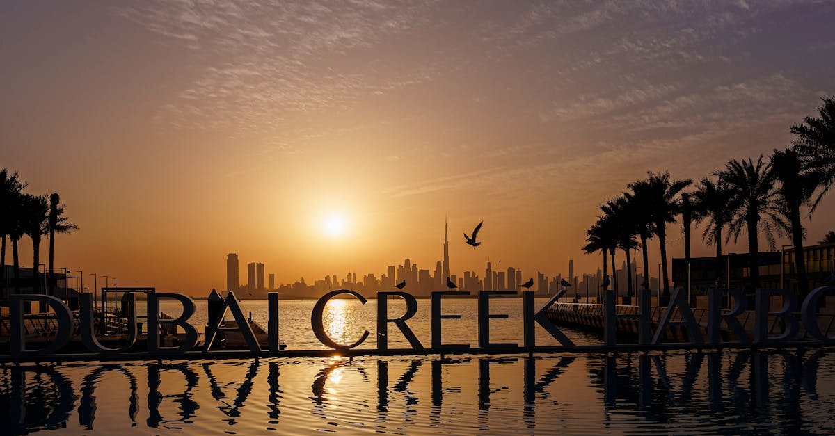 Dubai creek harbour best place to take pictures in Dubai