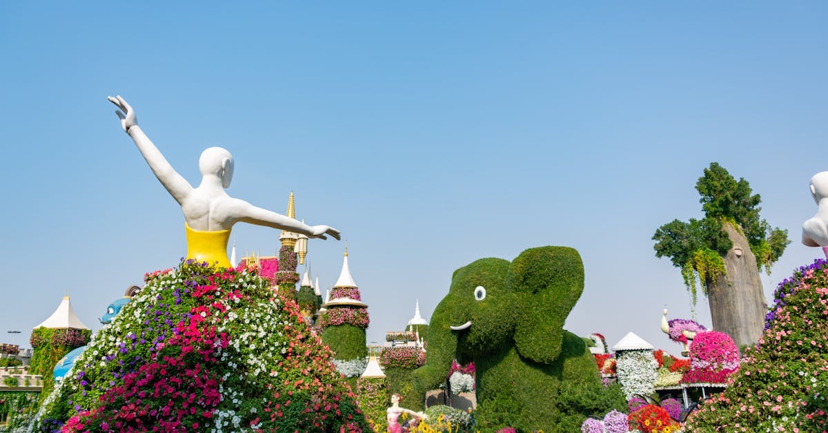 Dubai miracle garden favorite tourist spot in Dubai
