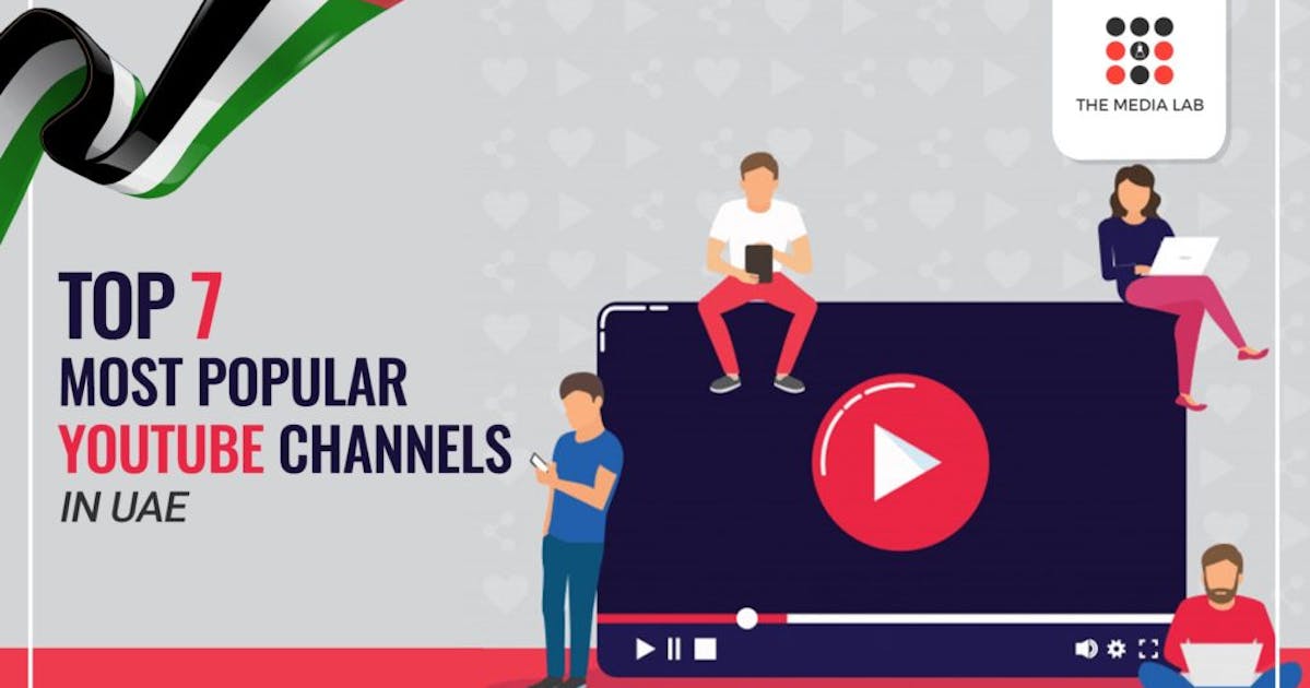 Top 7 most popular  channels in the UAE
