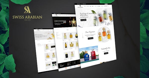 Swiss Arabian Website design