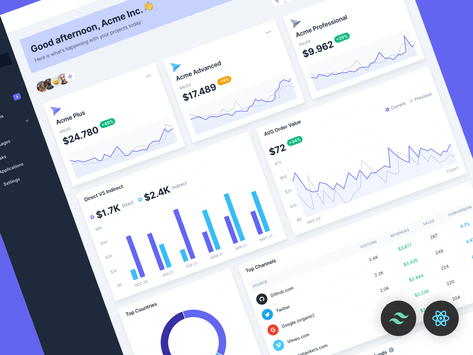 Mosaic Lite - Free TailwindCSS Admin Dashboard | Collect Beautiful ...