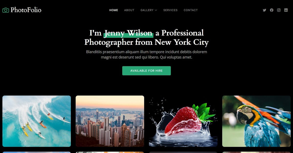 PhotoFolio Bootstrap Photography Website Template Collect Beautiful photofolio-bootstrap-photography-website-template-collect-beautiful
