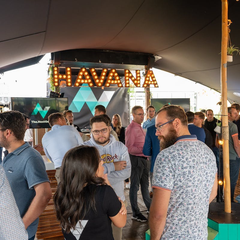 Gezellige sfeerimpressie van Next.Gen event.