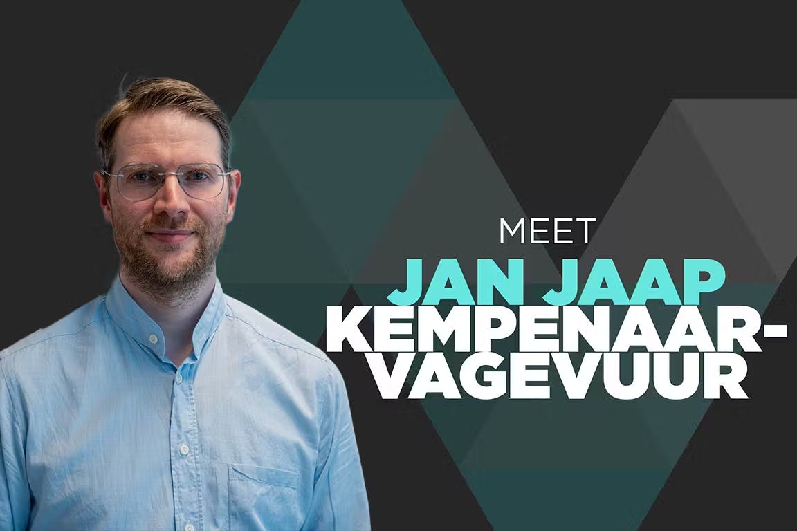 NextGenner Jan Jaap poseert.