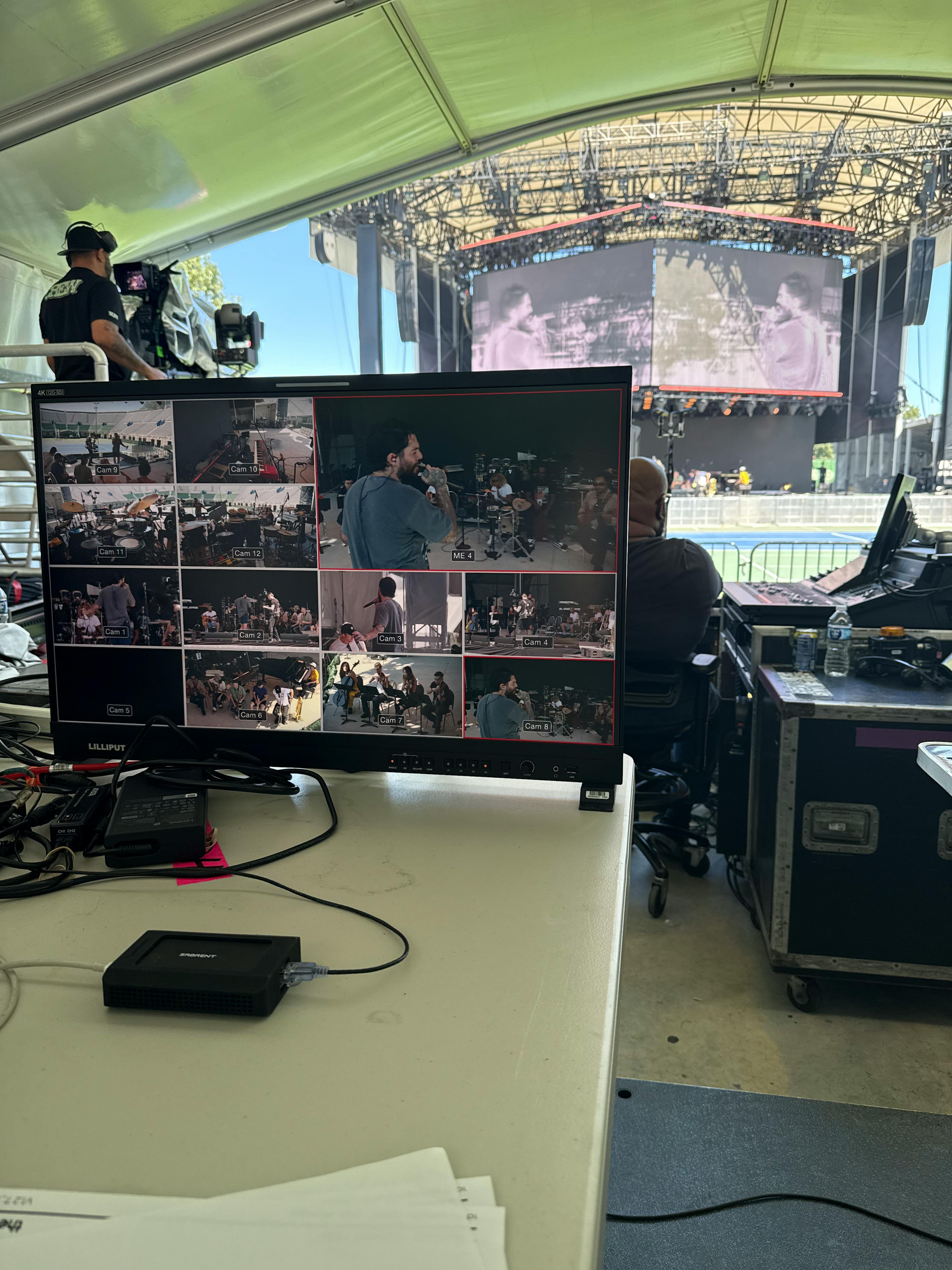 Multi View Screens at Front of House