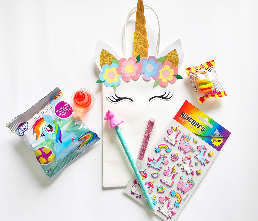 unicorn loot bags ideas