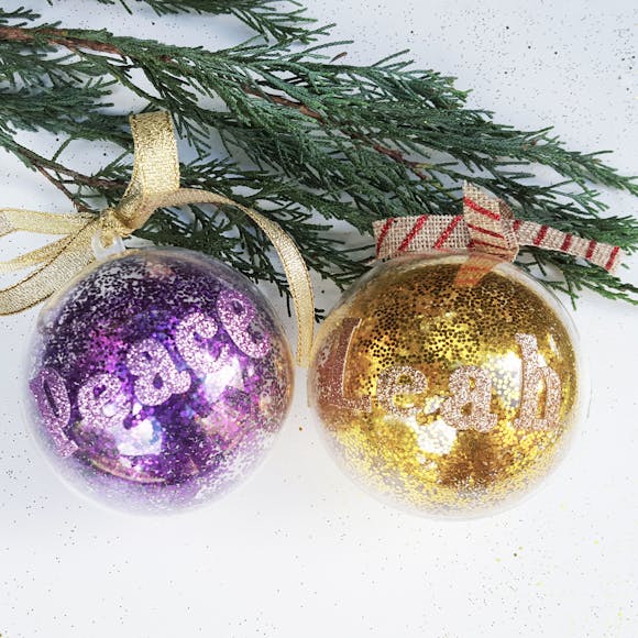 Diy Personalised Baubles The Reject