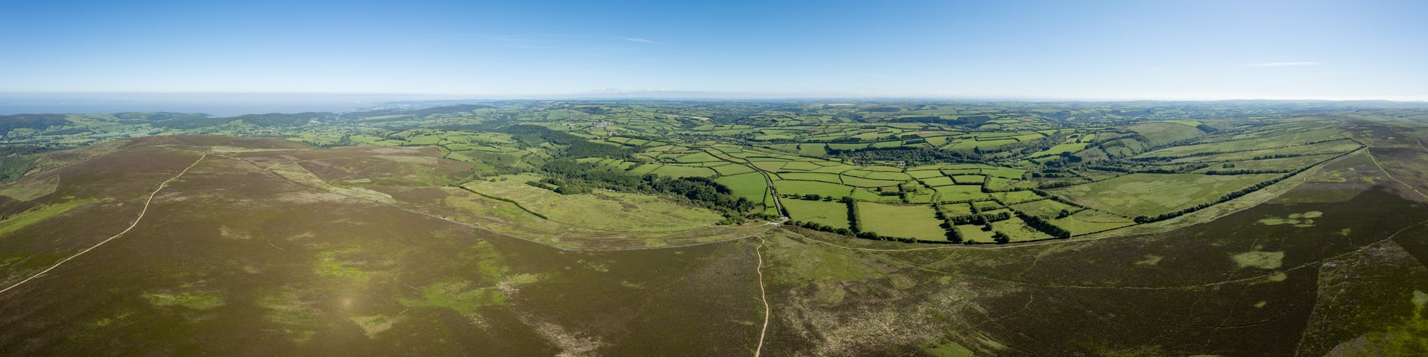 Steadway Farm CL from Dunkery Beacon, Exmoor, Somerset