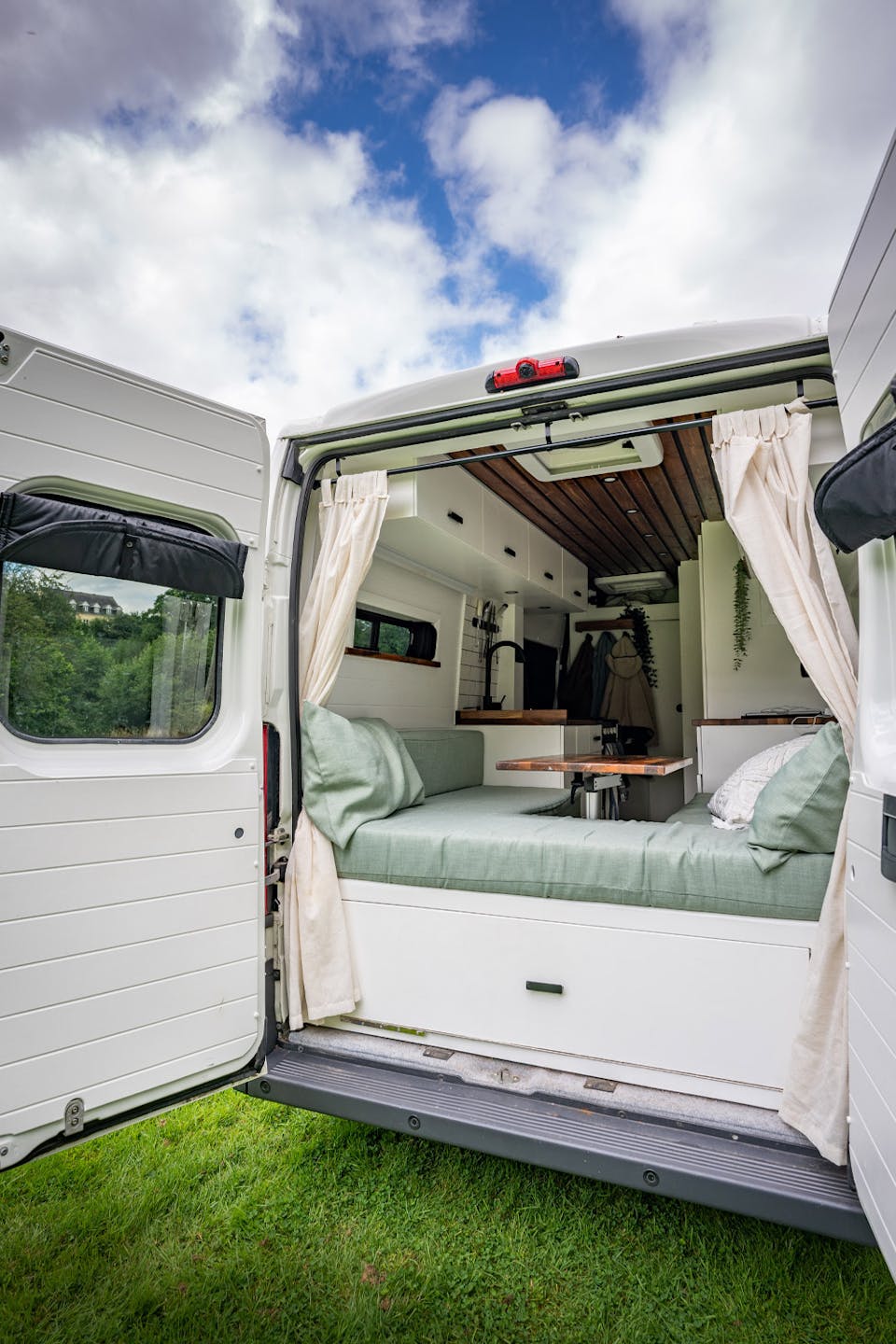 Van conversion with Dinette bed