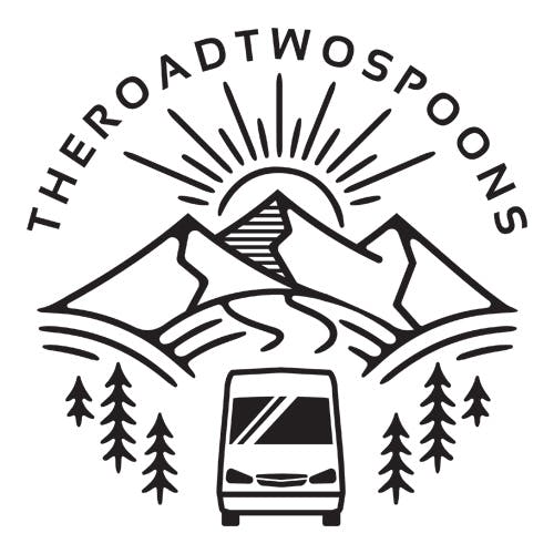 The Road Two Spoons Logo