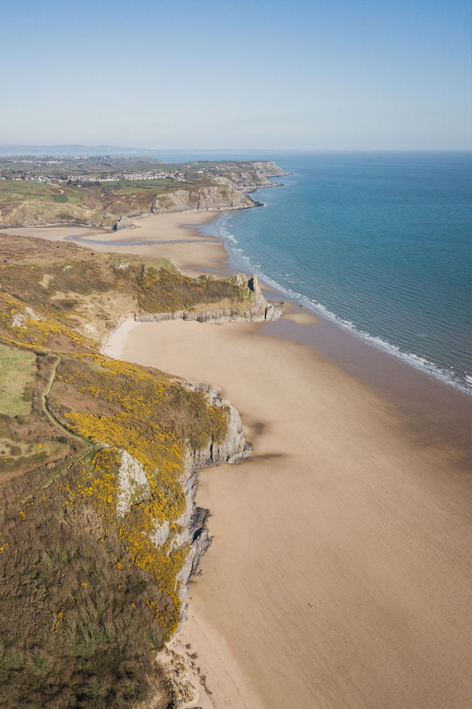 Three Cliffs bay in the Gower