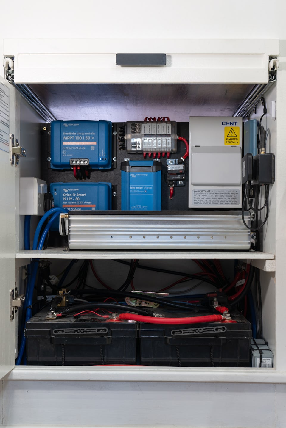 Van conversion battery setup