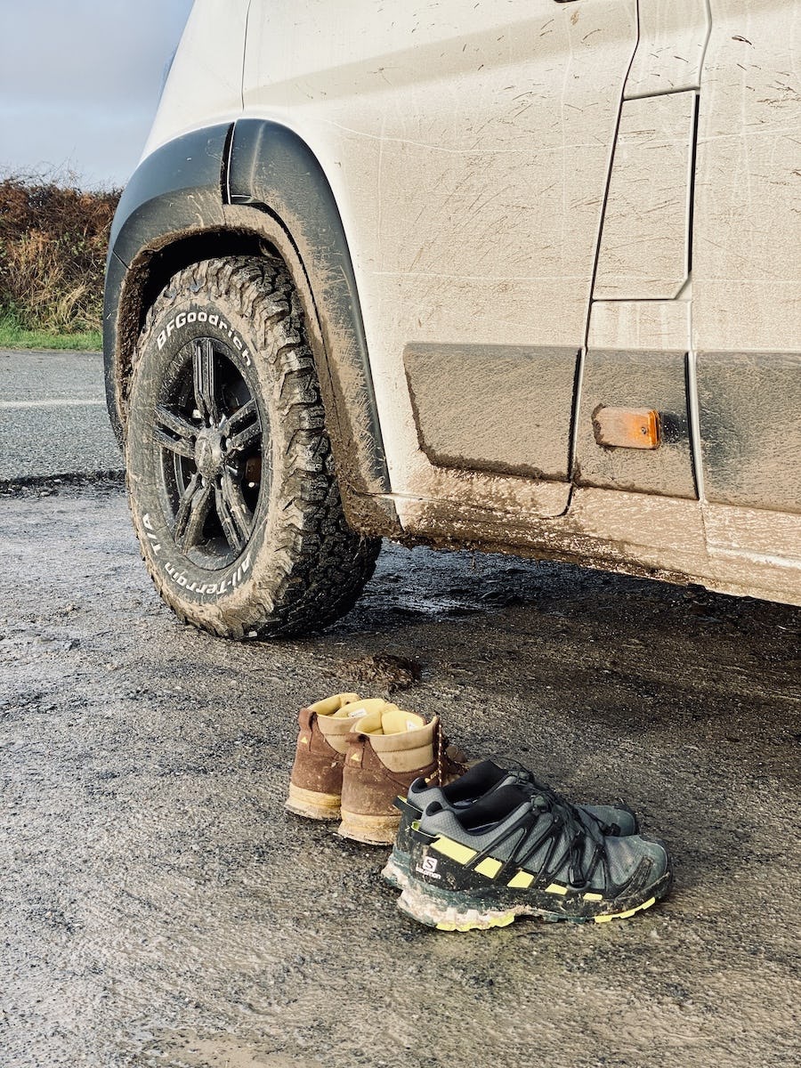 AT tyres on the Peugeot Boxer