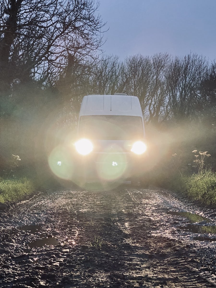 Our van with All Terrain Tyres