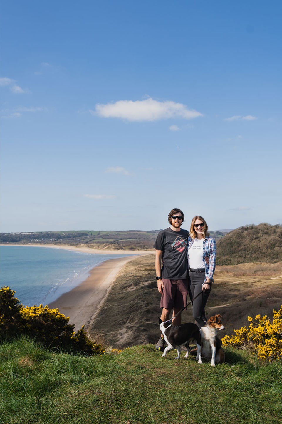 Looking over Oxwich bay