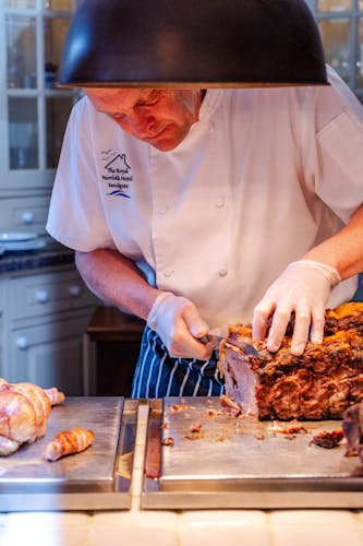 Bill in The Royal Norfolk Sunday carvery 