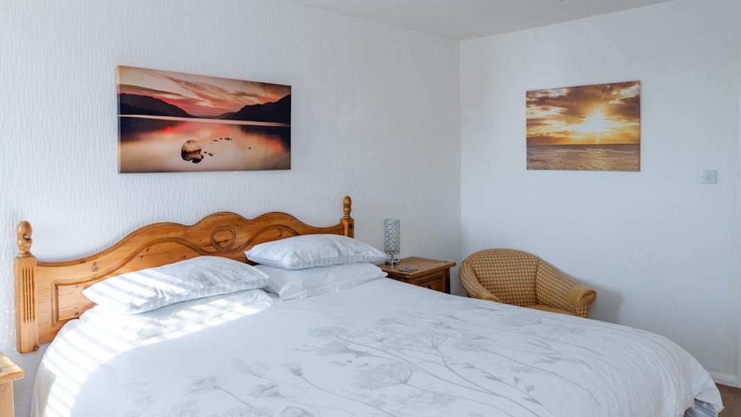 Double bed at The Royal Norfolk Hotel