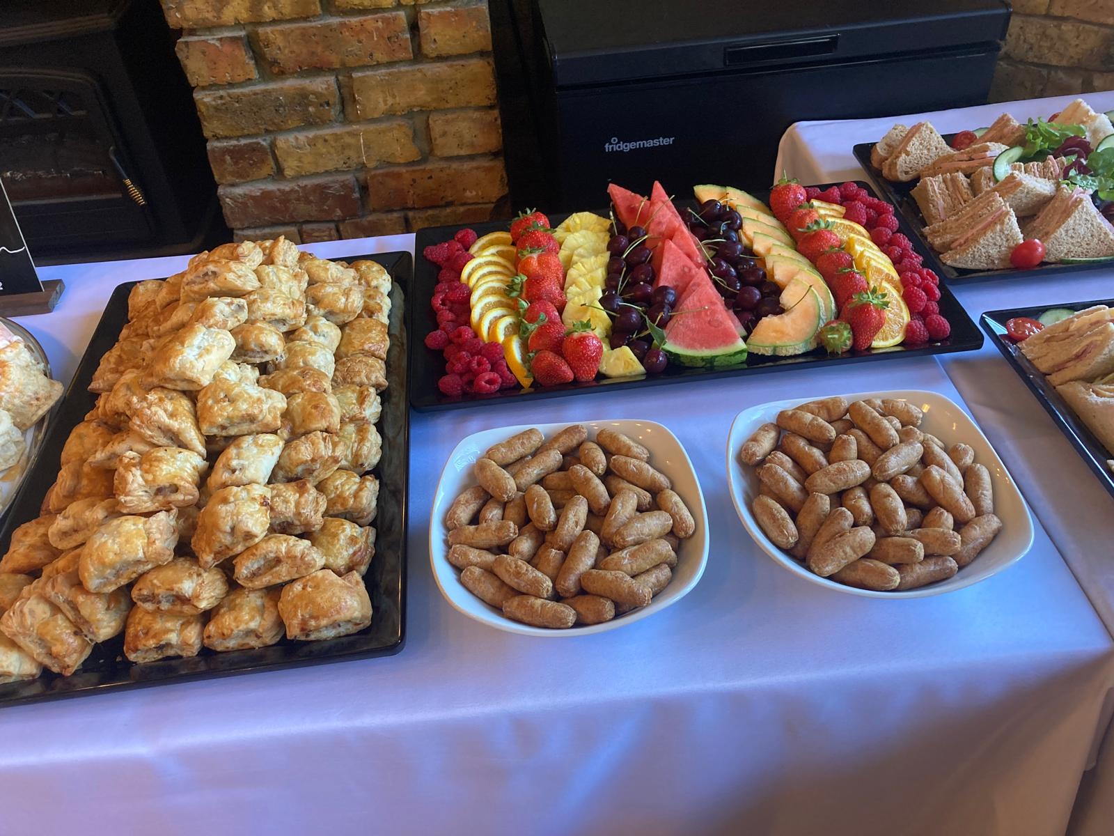 Food Buffet on table