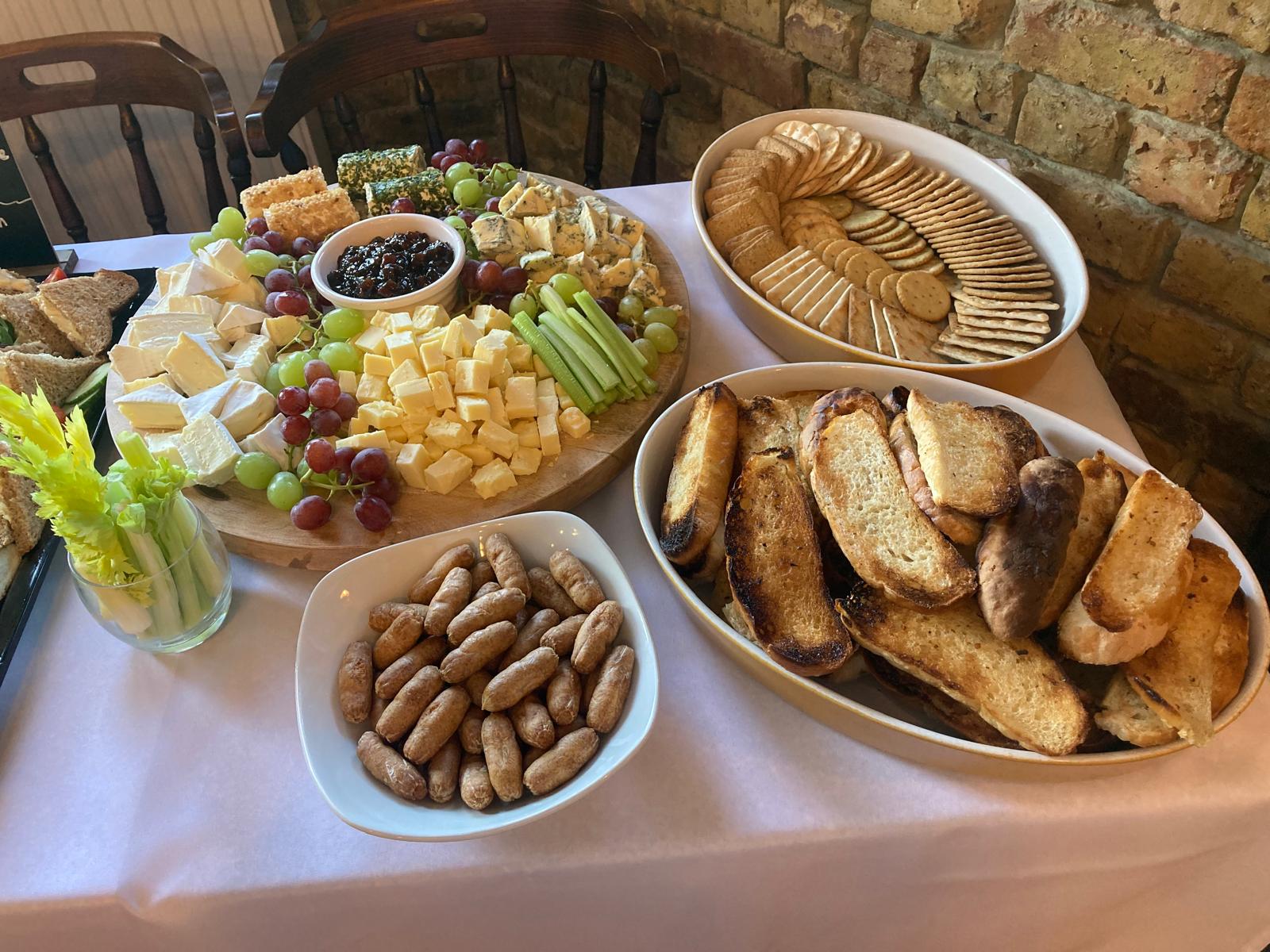Food Buffet on table