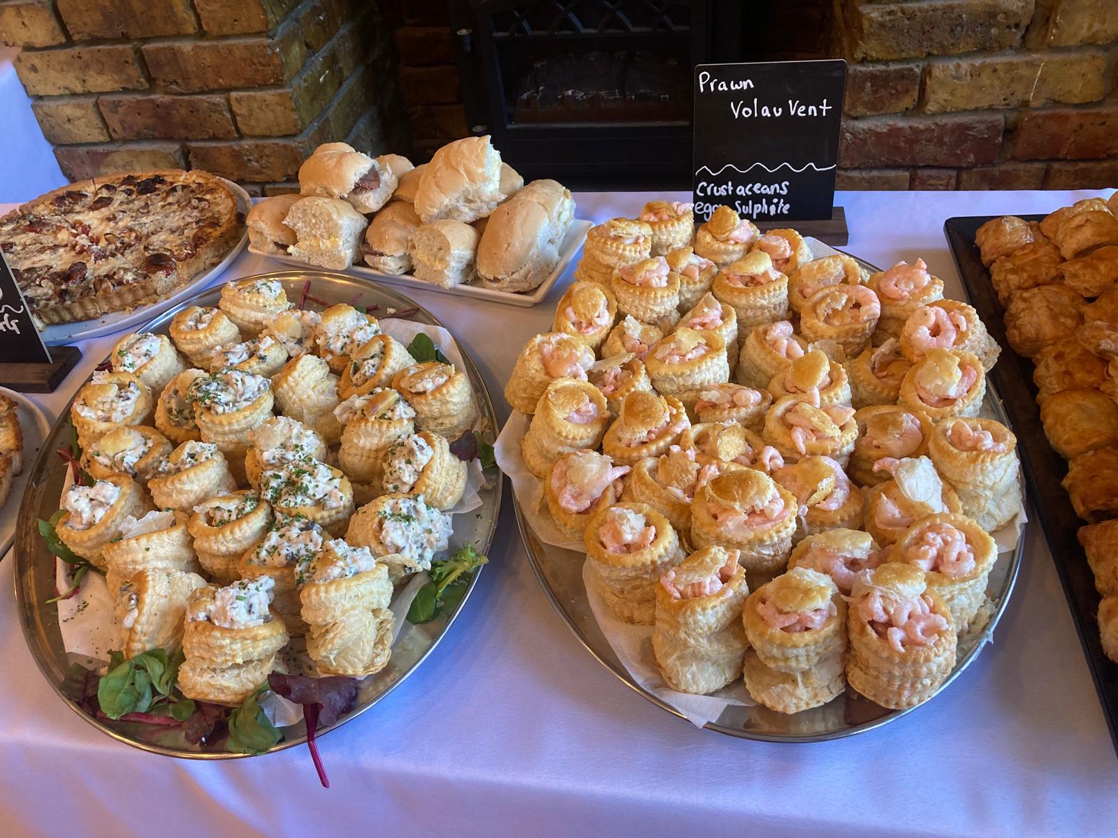 Food Buffet on table