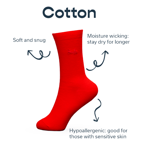 Cotton socks benefits