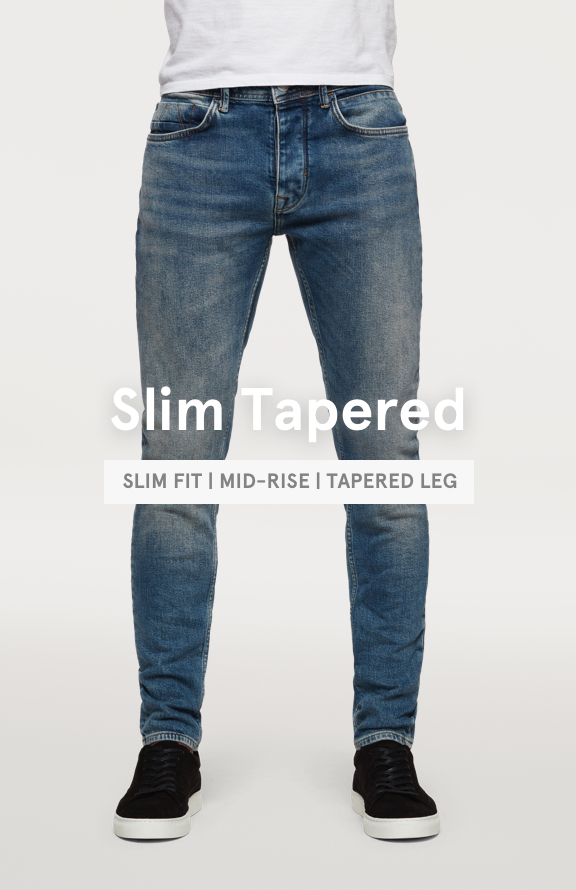 skinny jeans tapered leg