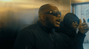 Hache P rapping in the music