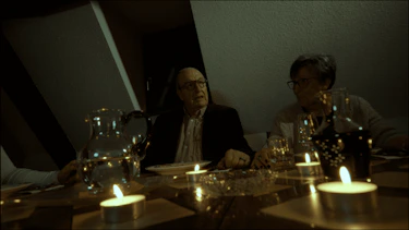 People eating at a table