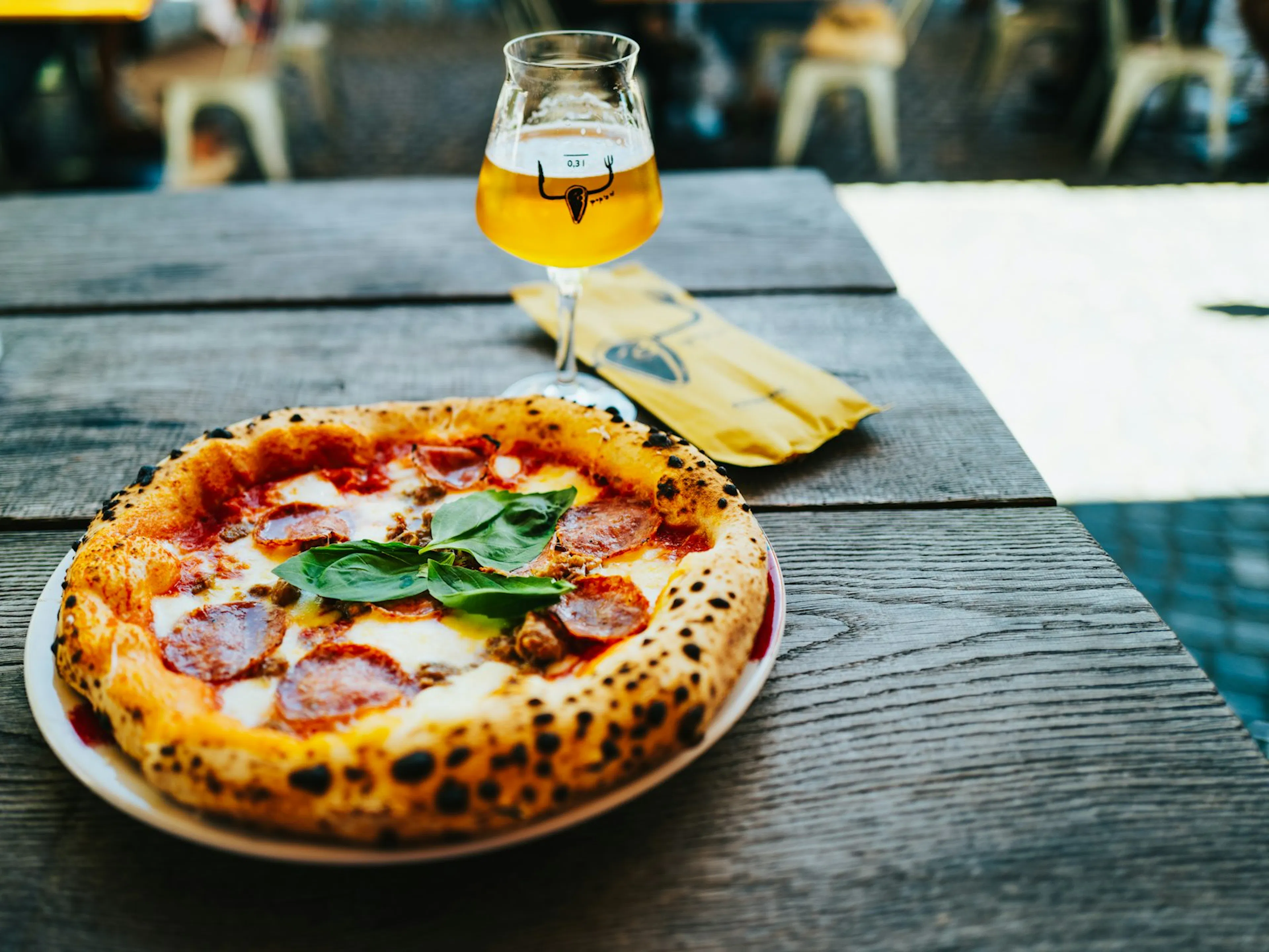 Seu Pizza Illuminata brings contemporary flair to traditional Roman pizza