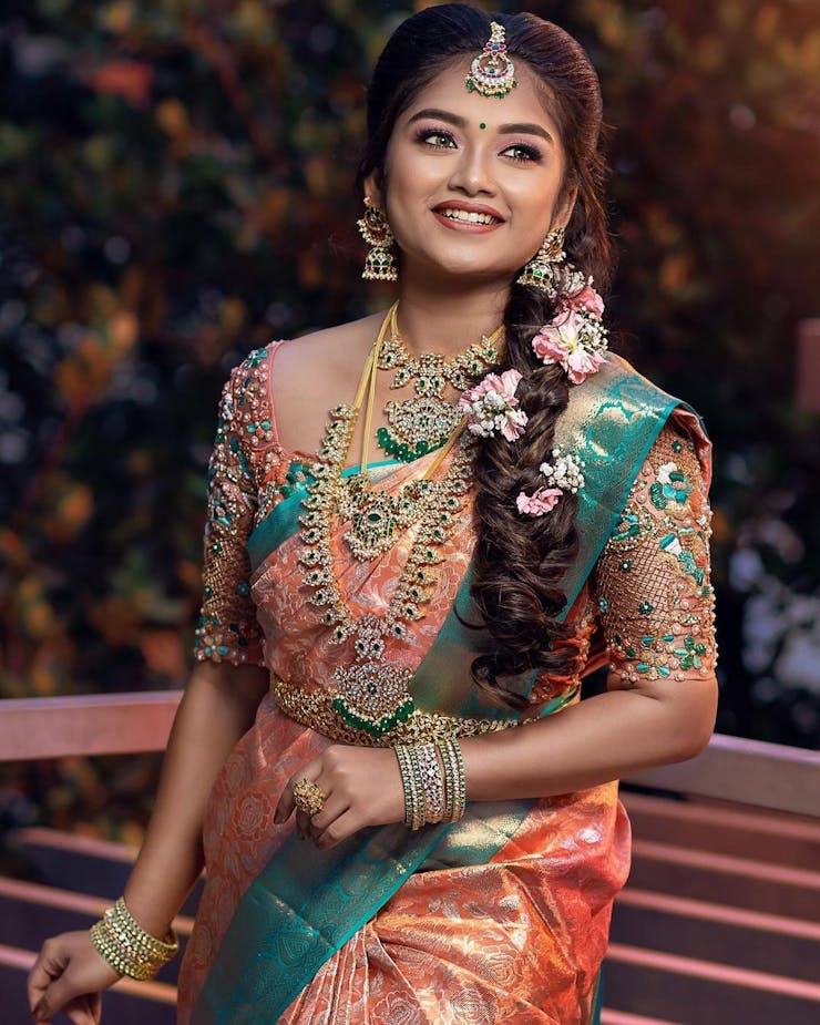 stone work blouse for brides