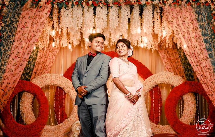 reception look for bengali bride