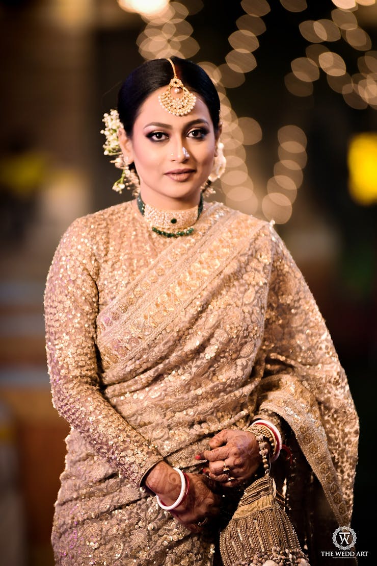 embroidered blouse for brides