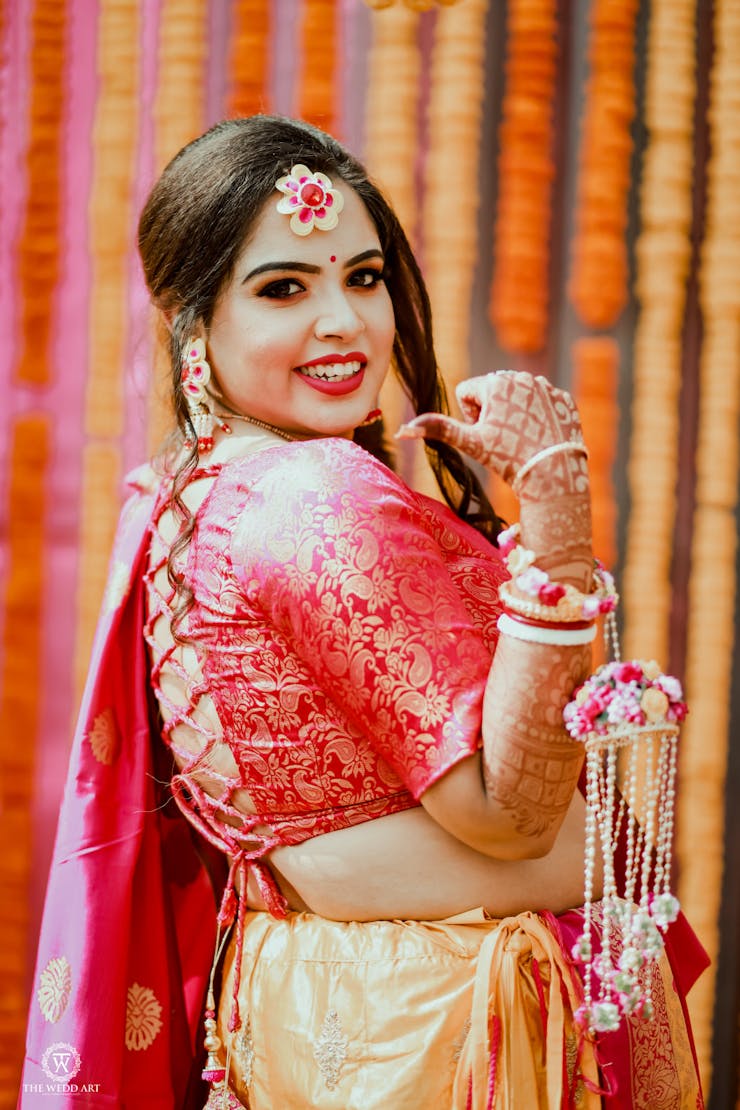 attractive blouse designs for brides