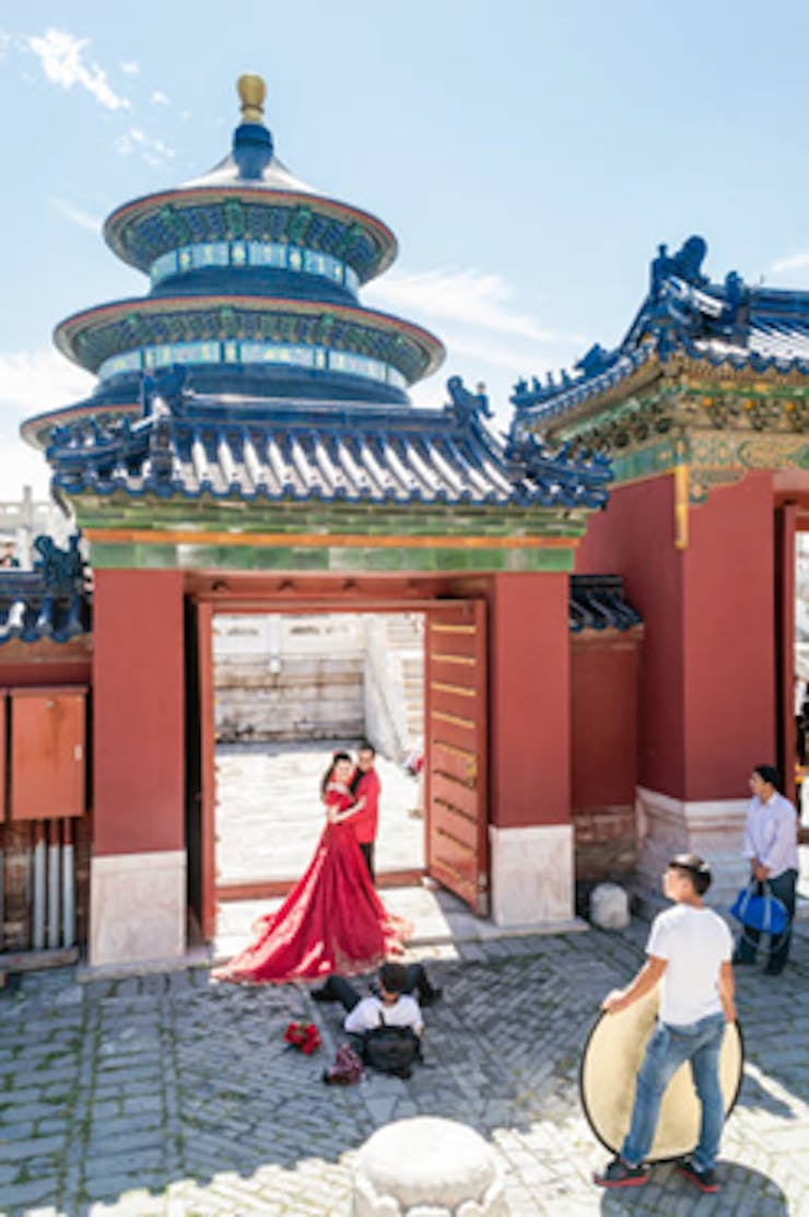 Pre-wedding shoot at the sights