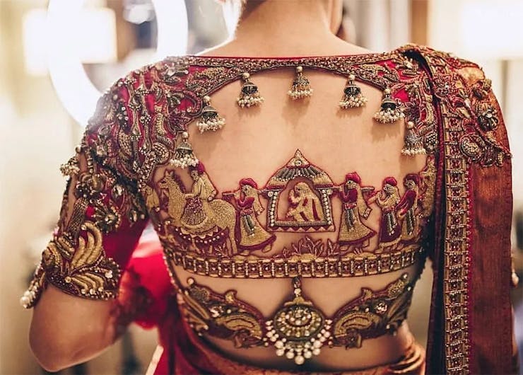 trending blouse for brides