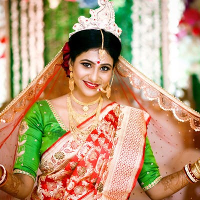 beautiful bengali bride