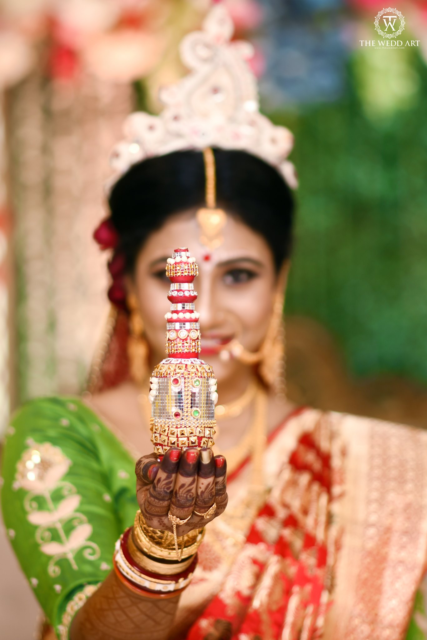 bengali bride pose