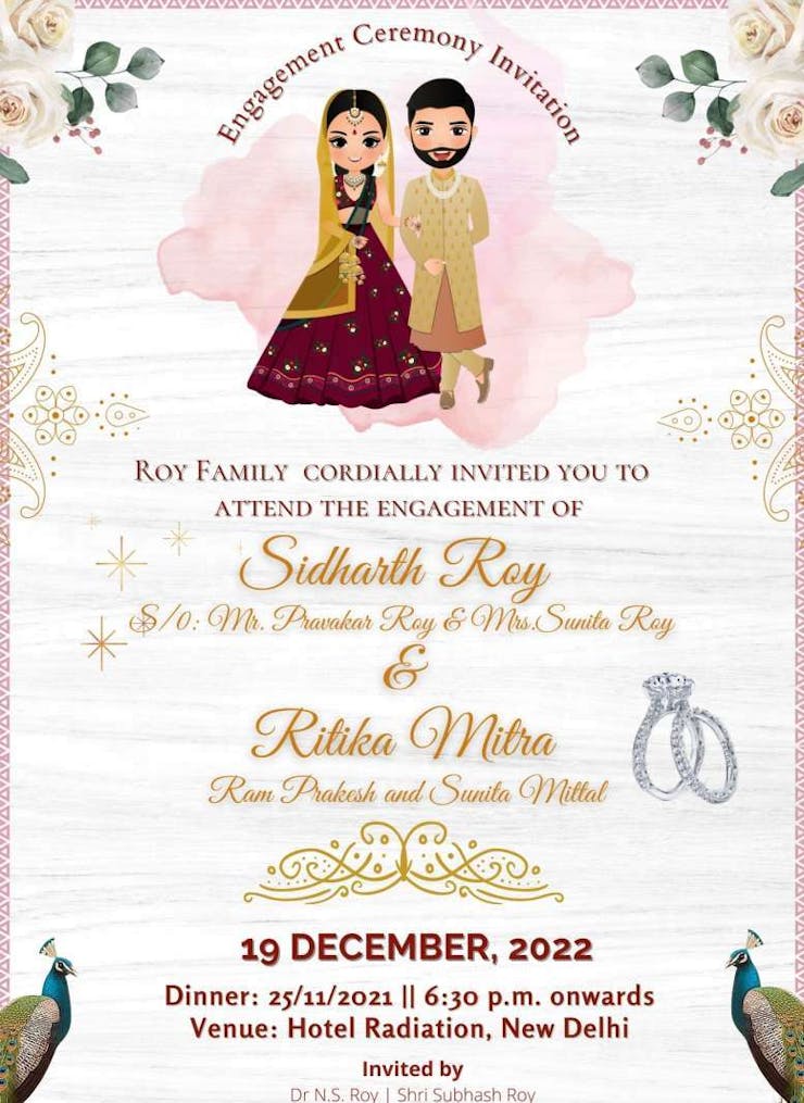 unique engagement card ideas