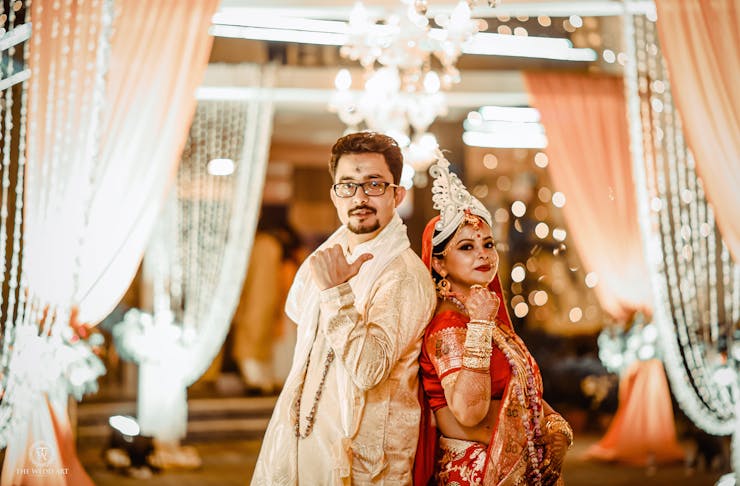 mukut design for a Bengali bride