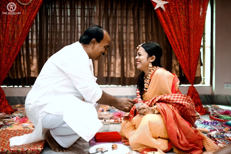 Ashirbad- Bengali wedding rituals