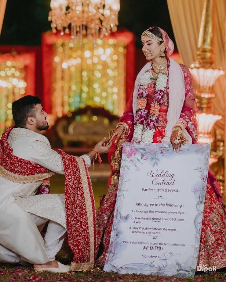 funny marriage contract